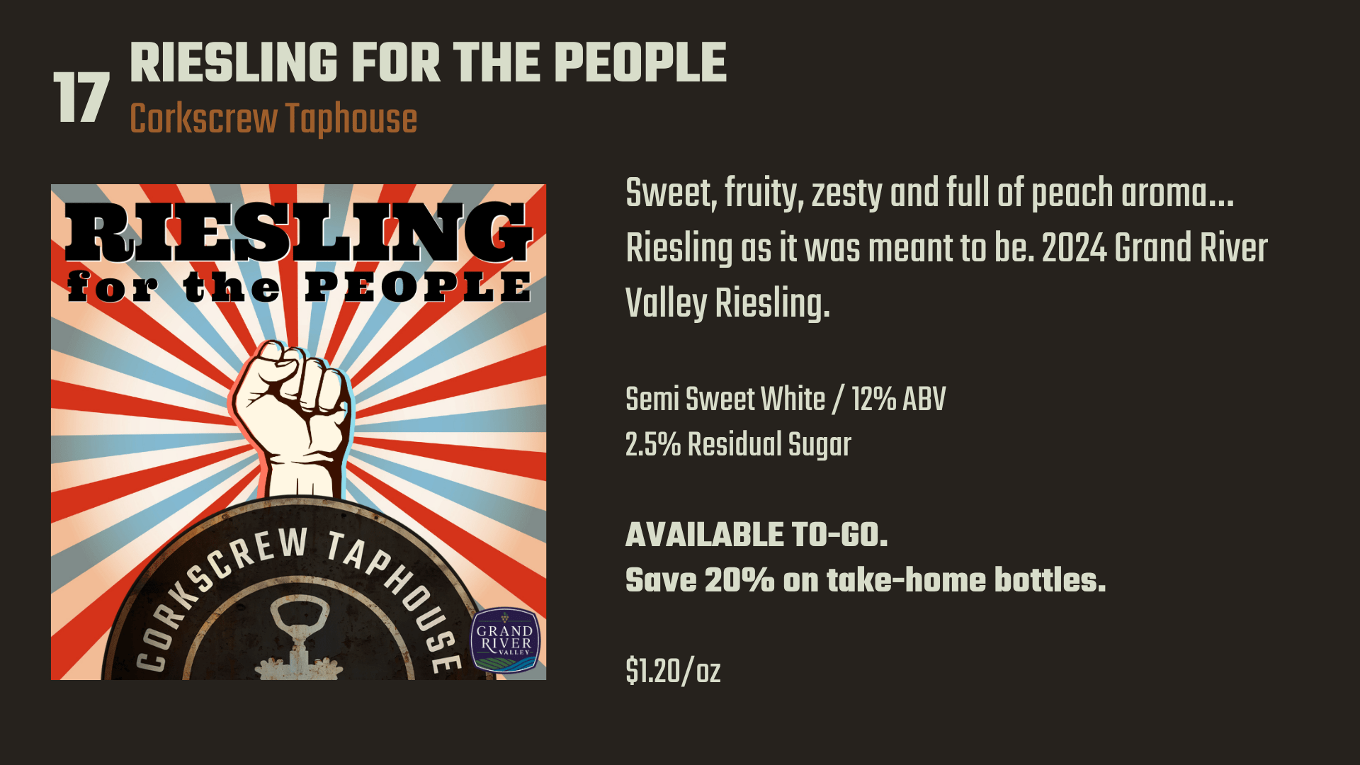 17. Riesling for the People