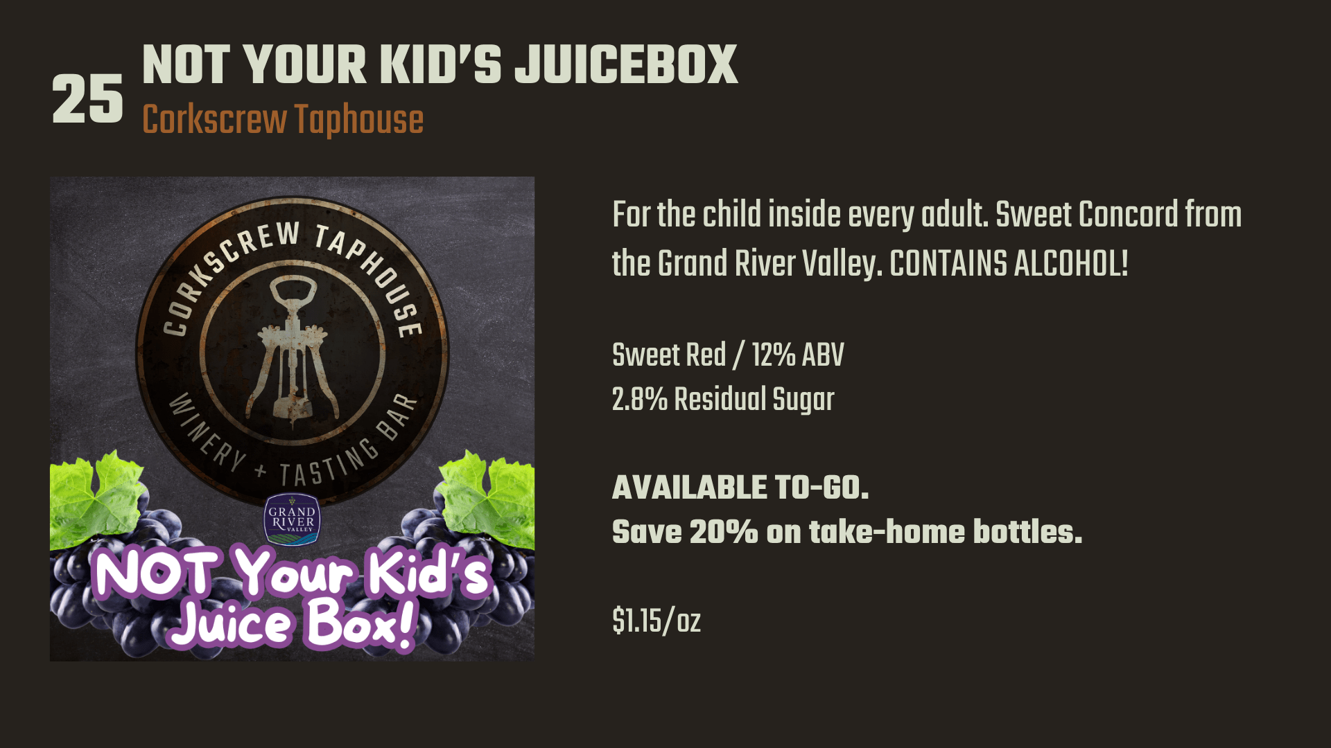 25. Not your Kids Juice Box