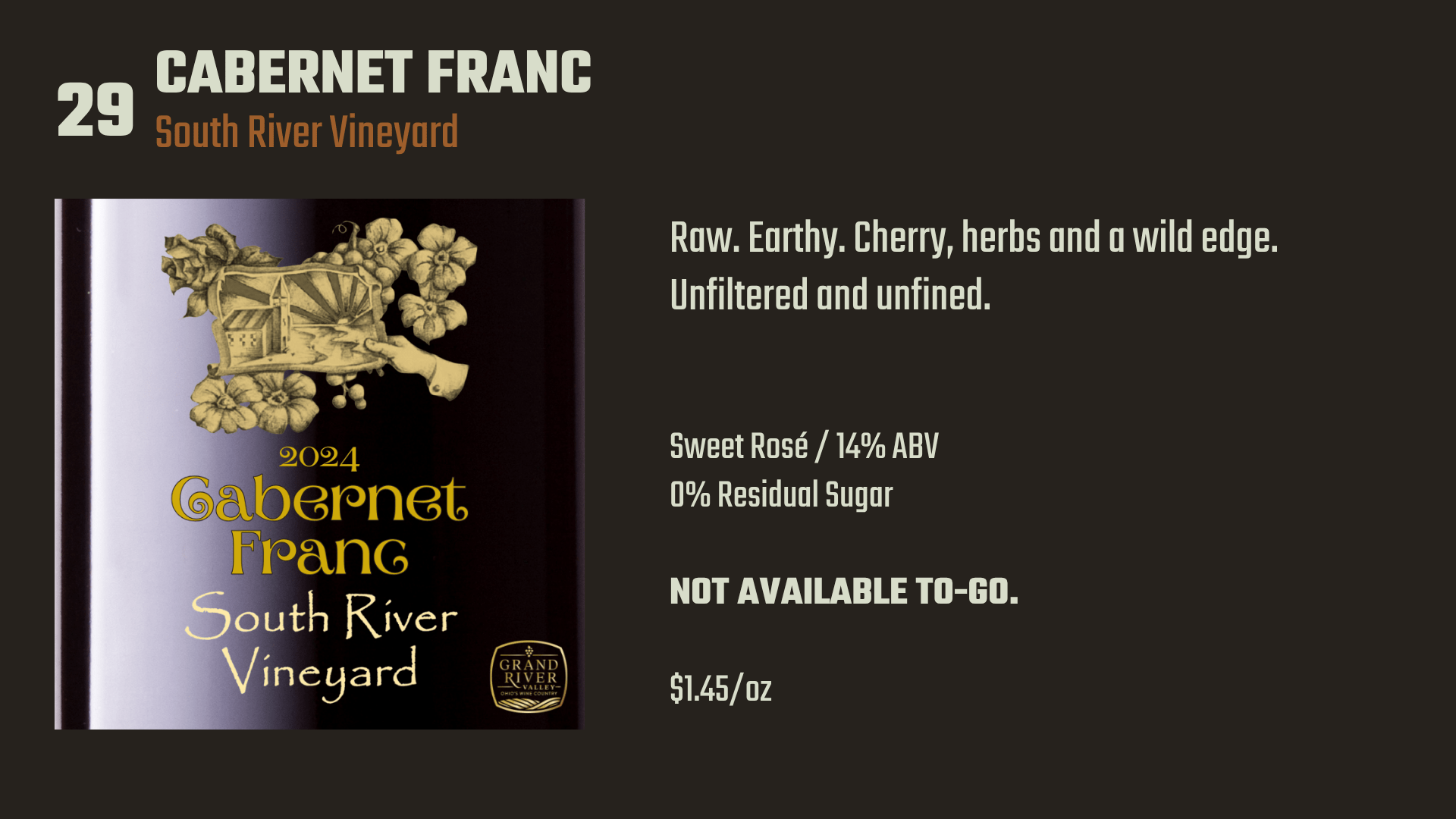 29. Cabernet Franc