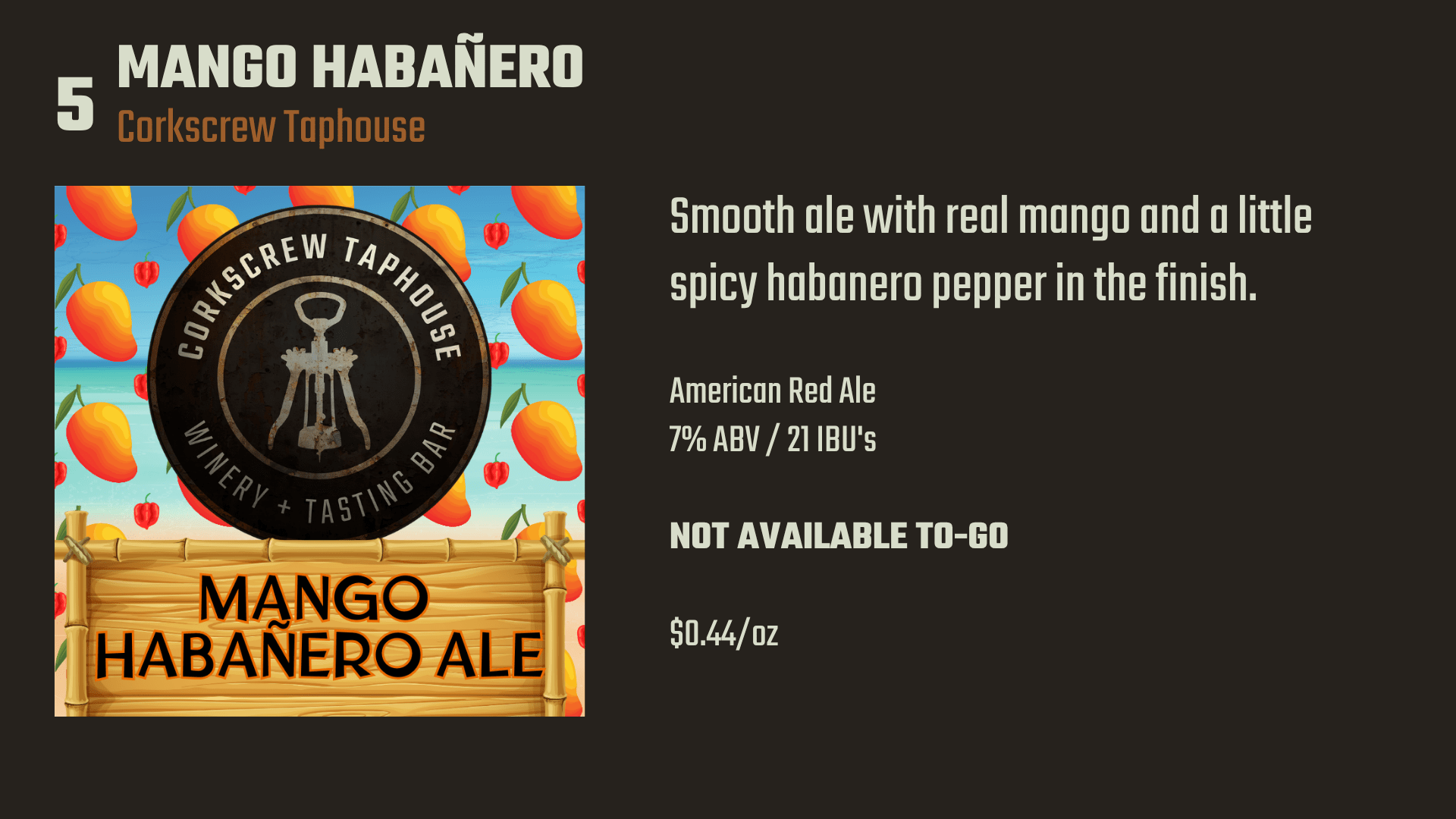 5. Mango Habanero