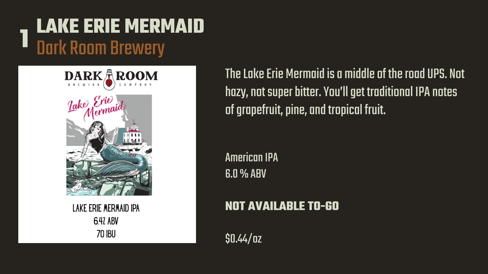 1. Lake Erie Mermaid