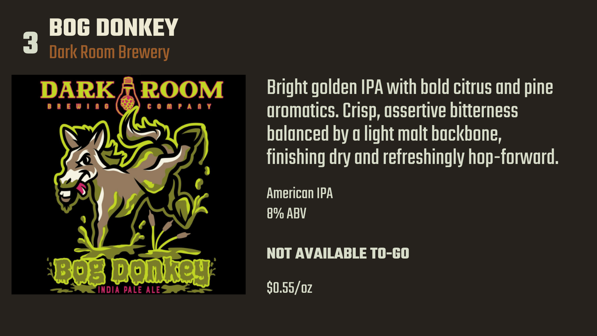 3. Bog Donkey