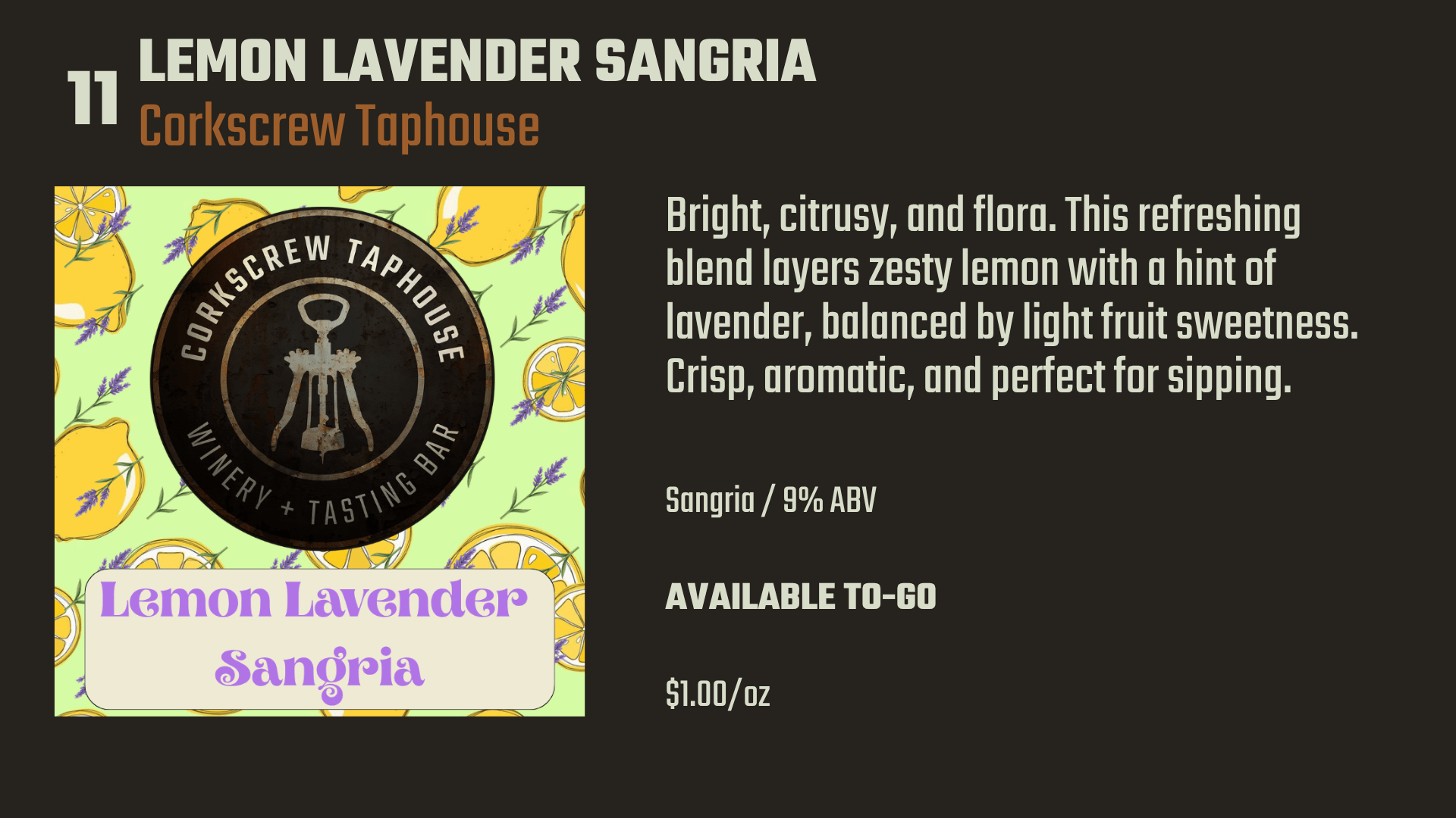 11. Lemon Lavender Sangria