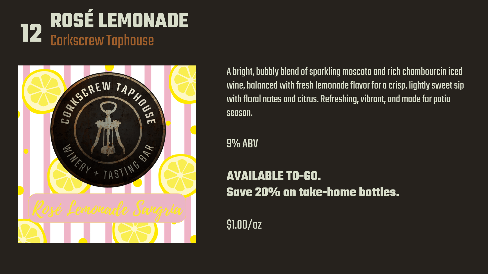 12. Rose Lemonade